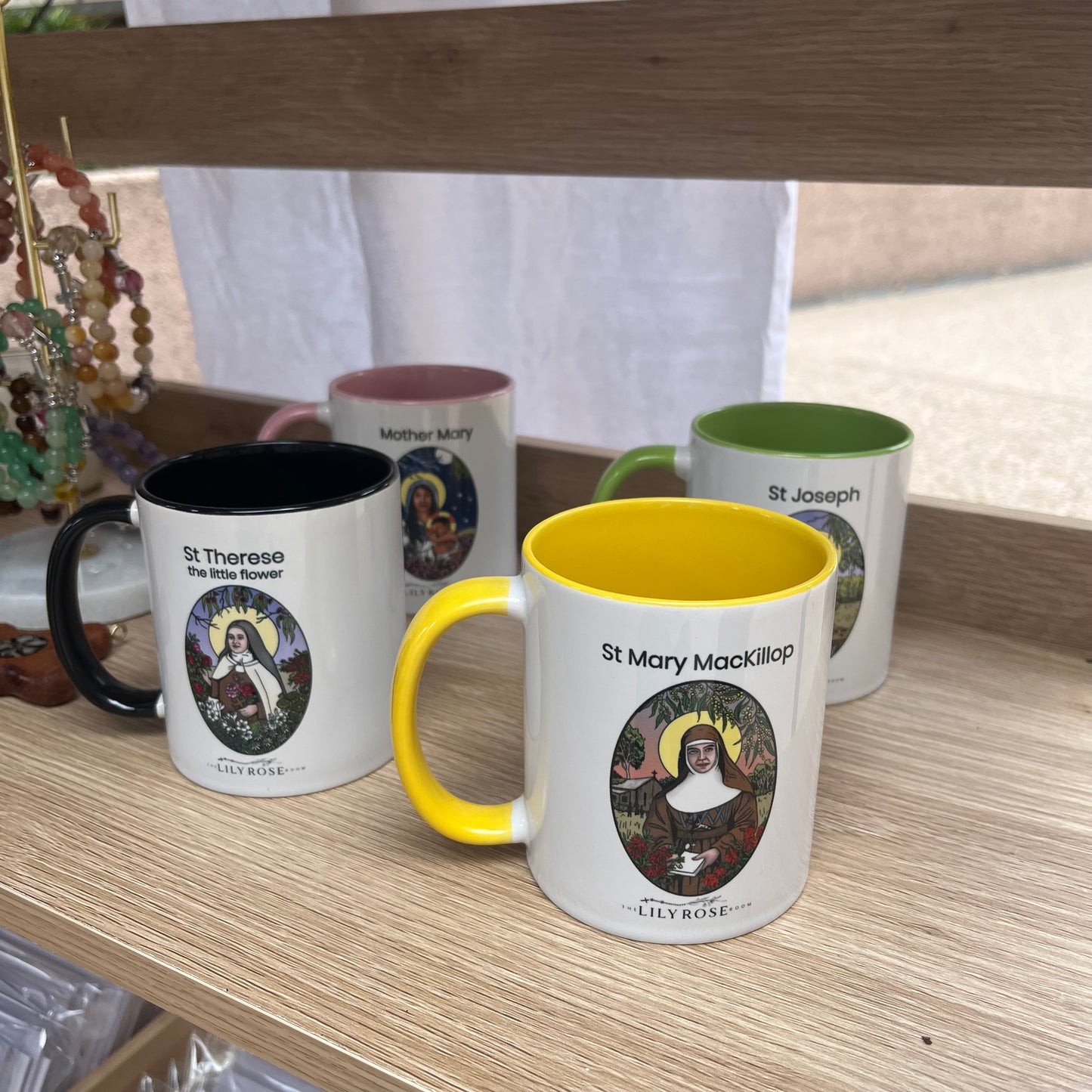 St Mary MacKillop Icon Mug - Australian Flower Series Mug
