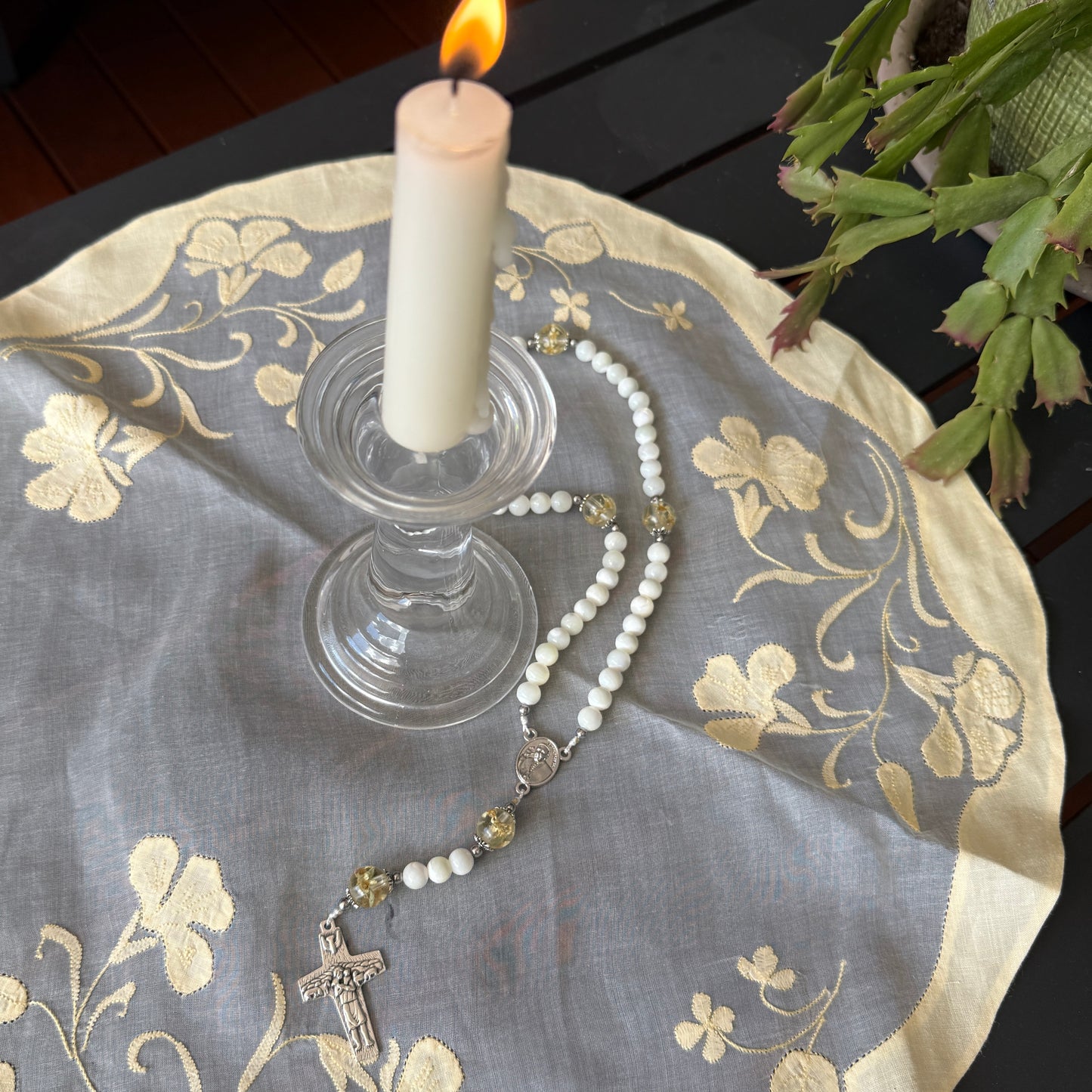 Rosary inspired by Papa Francesco - Australian Fower Series