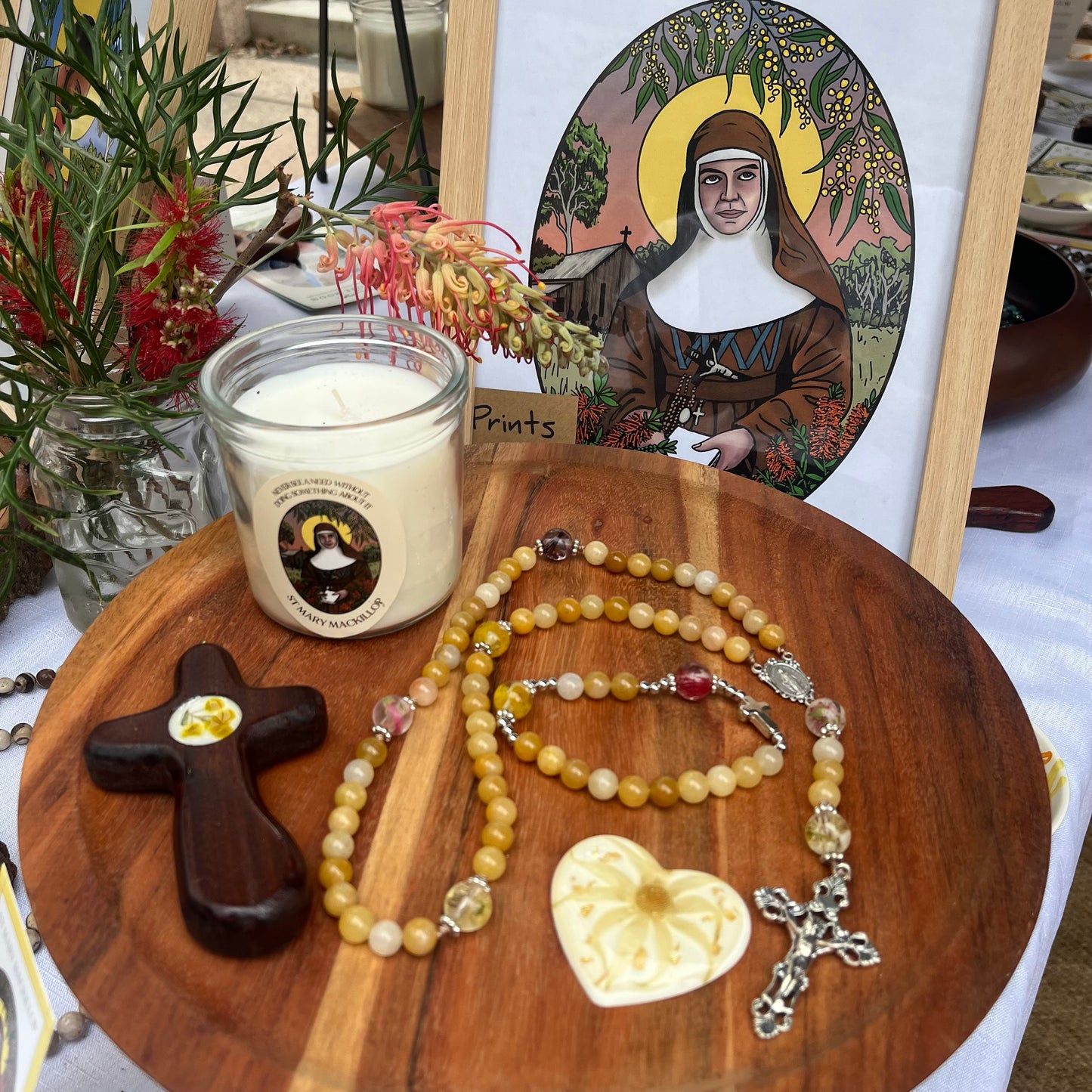 St Mary MacKillop Icon A4 Print