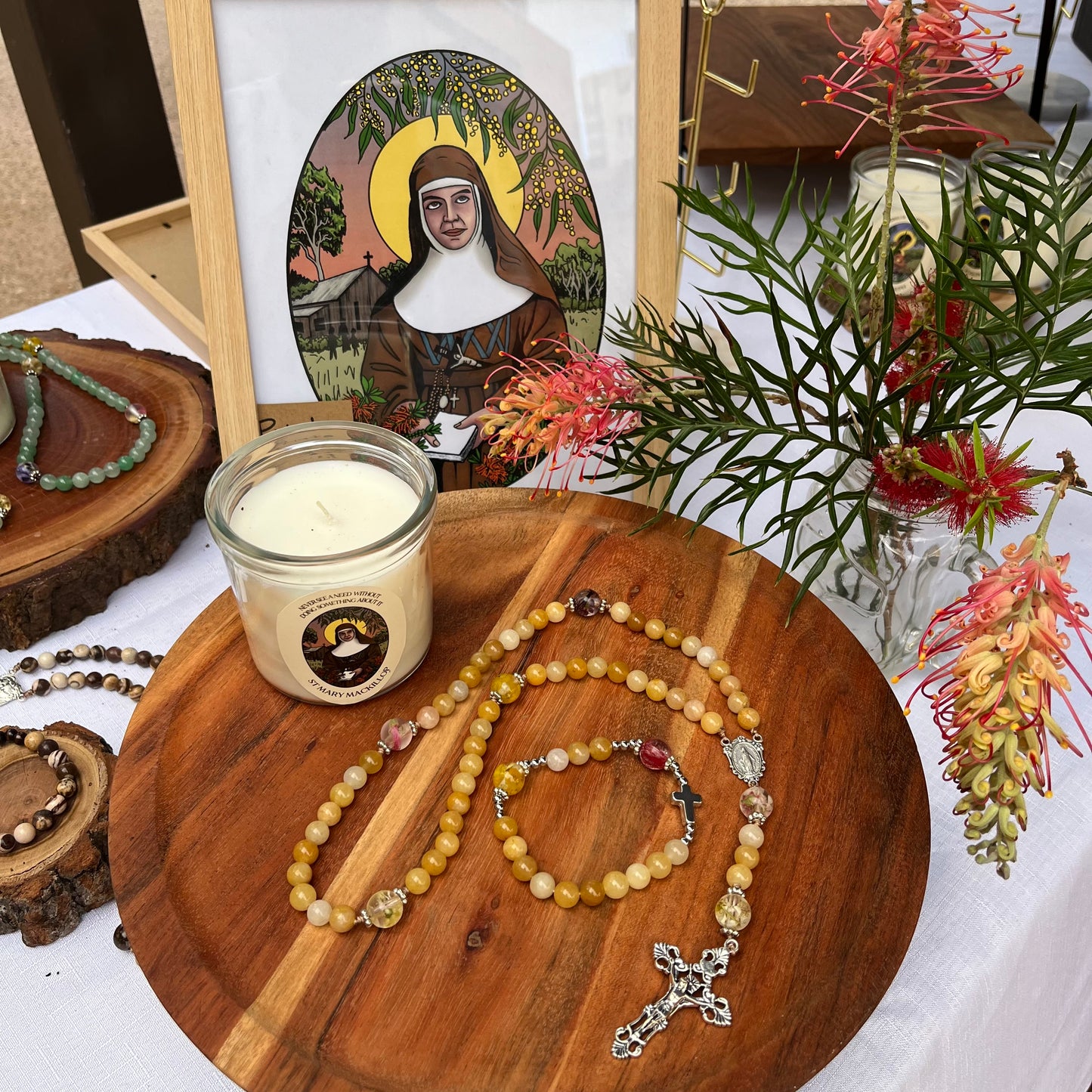 St Mary MacKillop Icon A4 Print
