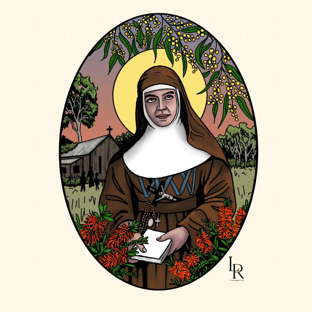 St Mary MacKillop Icon A4 Print