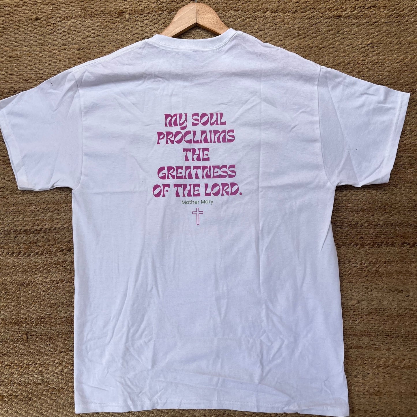 Mother Mary Icon T-Shirt - Australian Flower Series