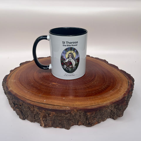 St Therese of Lisieux Icon Mug - Australian Flower Series